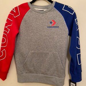 Converse Sweatshirt with Color Block Sleeves